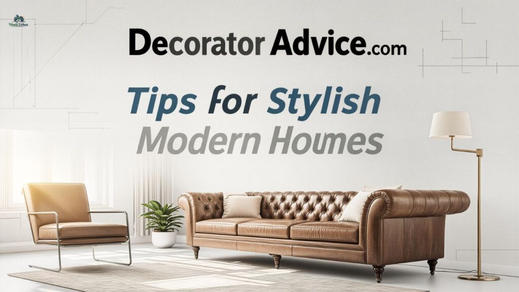 Decorator Advice .com Tips for Stylish Modern Homes