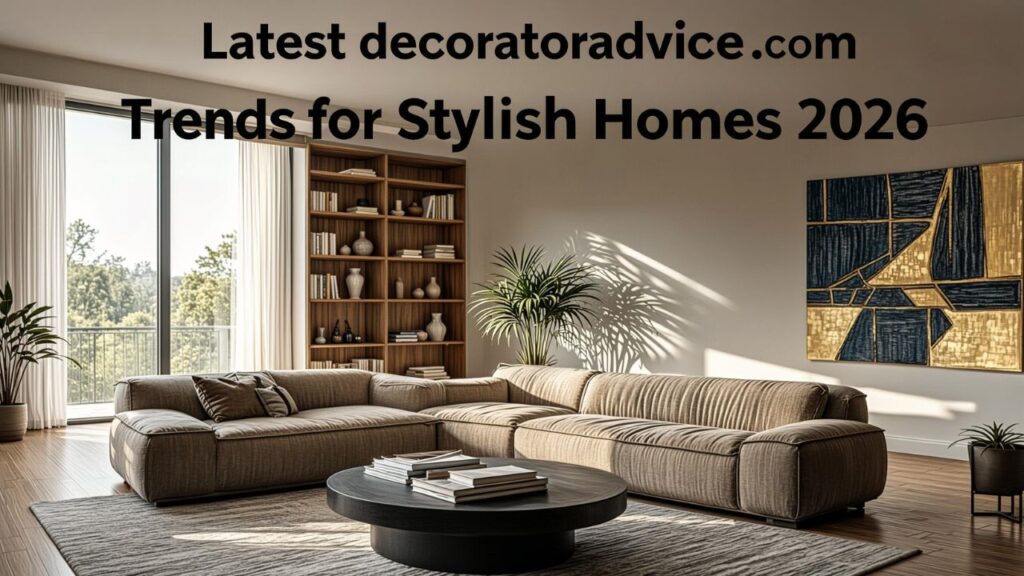 Latest decoratoradvice .com Trends for Stylish Homes 2026