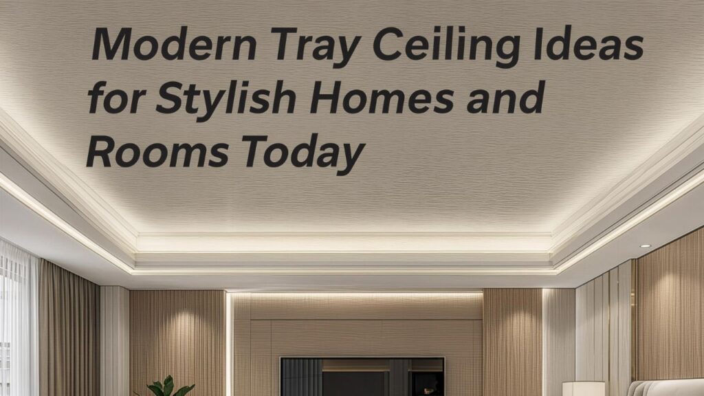 Modern Tray Ceiling Ideas for Stylish Homes and Rooms Today