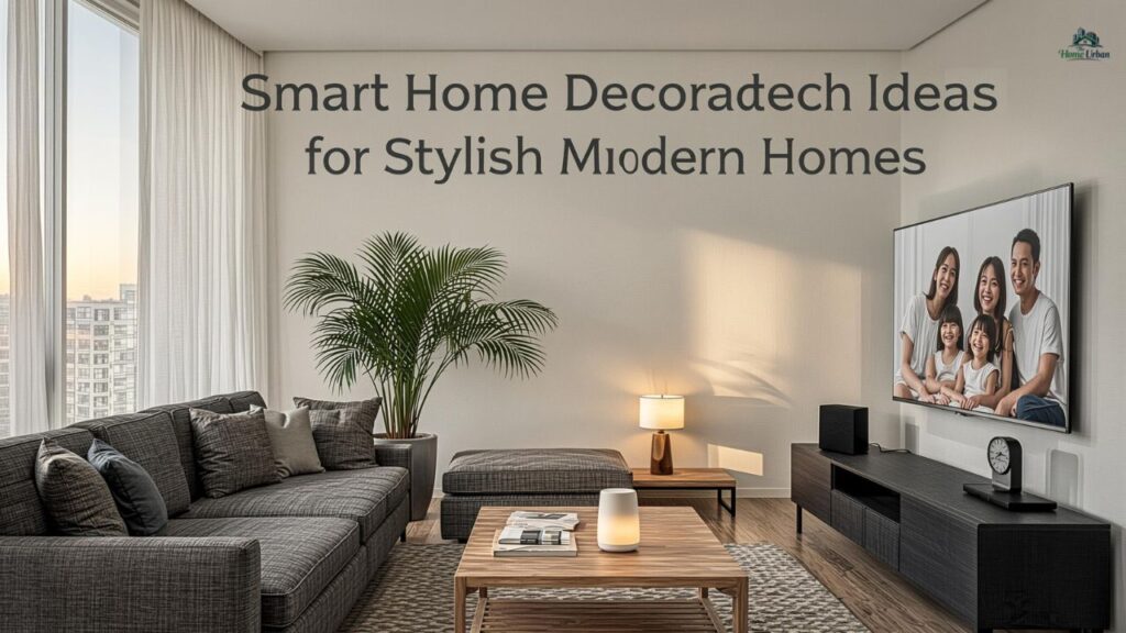 Smart Home Decoradtech Ideas for Stylish Modern Homes