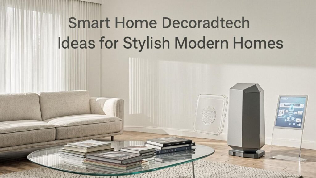 Smart Home Decoradtech Ideas for Stylish Modern Homes