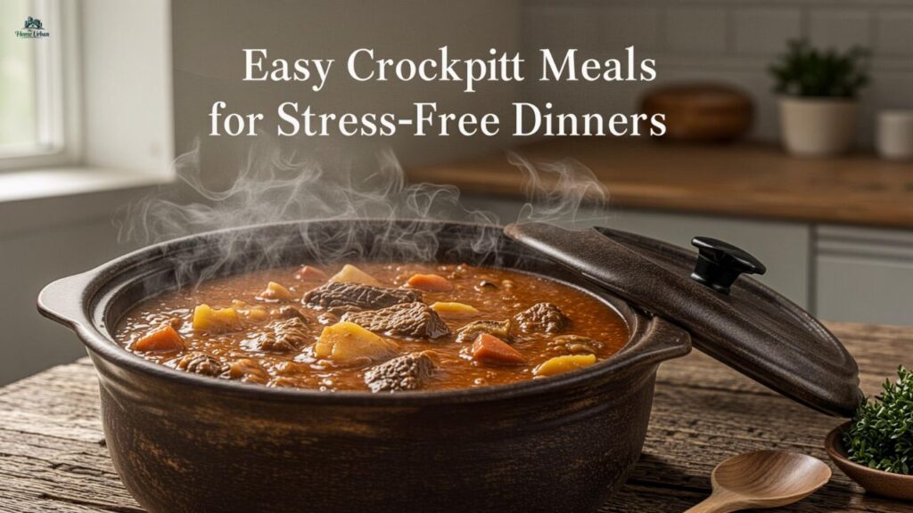 Easy Crockpot Meals for Stress-Free Dinners