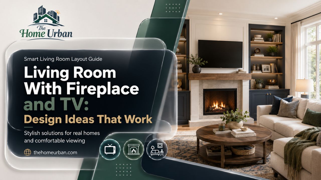 Living Room With Fireplace and TV: Design Ideas That Work