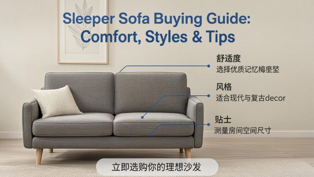 Sleeper Sofa Buying Guide: Comfort, Styles & Tips