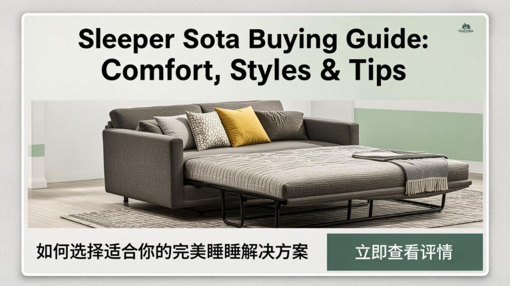 Sleeper Sofa Buying Guide: Comfort, Styles & Tips