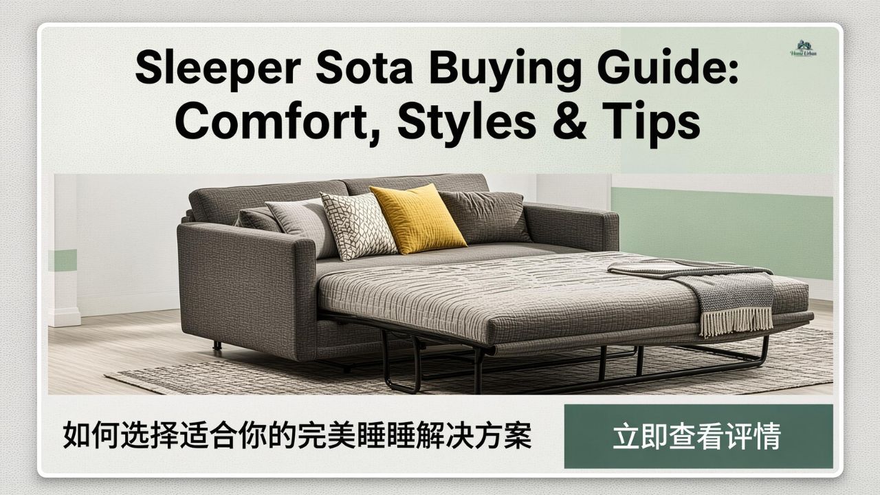Sleeper Sofa Buying Guide: Comfort, Styles & Tips